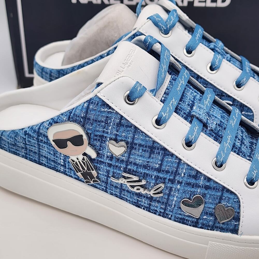 NEW - Karl Lagerfeld Paris Cambria Mule Women's Slip-On Sneakers- Size 8.5 - Picture 8 of 10